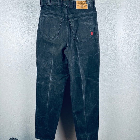 RARE JNCO Multicolor Suede Leather Panel Quality Bad Ass Jeans - Picture 5 of 7